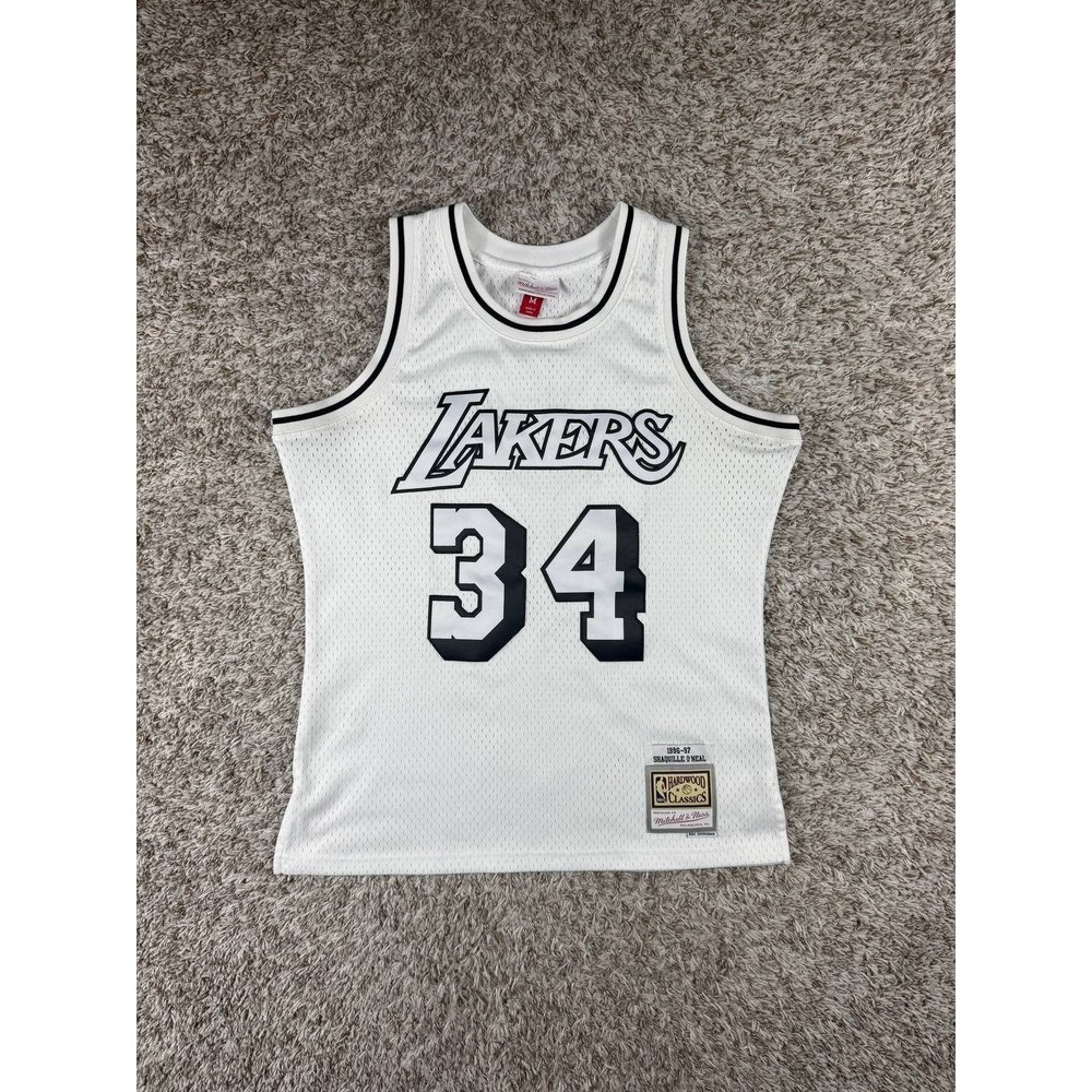 Mitchell & Ness Swingman Lakers 1996 97 Shaquille O'neal #34 White Medium